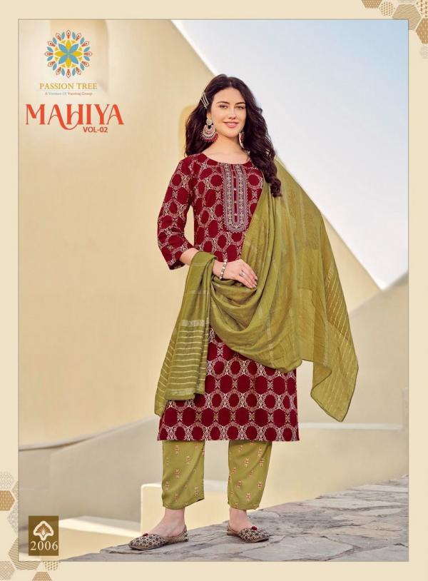 Mahiya Vol 02 By Passion Tree Ready Made Collection